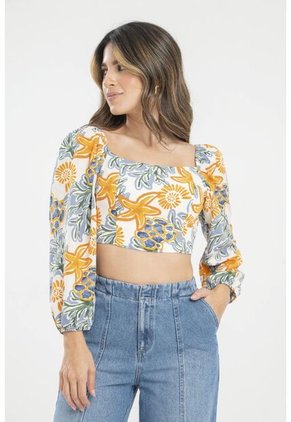 Blusa Lhotus Blanco Ragged Pf31113434