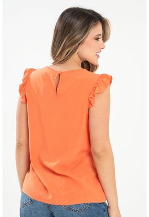 Blusa Monhet Naranja Ragged Pf31113446