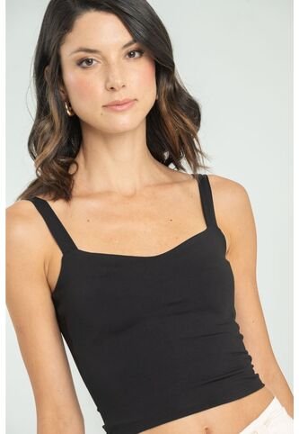 Crop Top Crosbhie Negro Ragged Pf13120810 Ragged