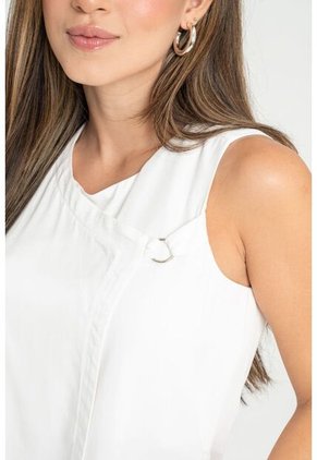 Blusa Londyn Blanco Ragged Pf31113439