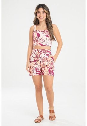 Crop Top Rosetha Blanco Ragged Pf31113457