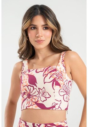 Crop Top Rosetha Blanco Ragged Pf31113457