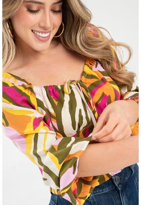 Blusa Arielle Rosa Ragged Pf31113440