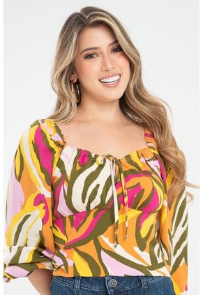 Blusa Arielle Rosa Ragged Pf31113440