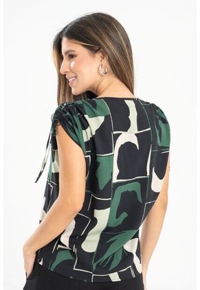 Blusa Mahala Verde Ragged Pf31113459