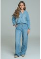 Camisa Jengibre Azul Ragged Pf21110033 de Ragged
