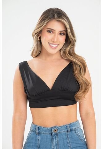 Crop Top Jhordana Negro Ragged Pf31122271 Ragged