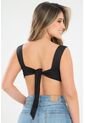 Crop Top Jhordana Negro Ragged Pf31122271 de Ragged