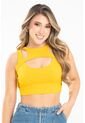 Crop Top Zhaya Amarillo Ragged Pf31122294 de Ragged