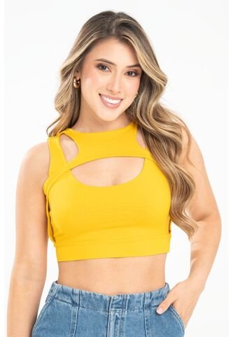 Crop Top Zhaya Amarillo Ragged Pf31122294 Ragged