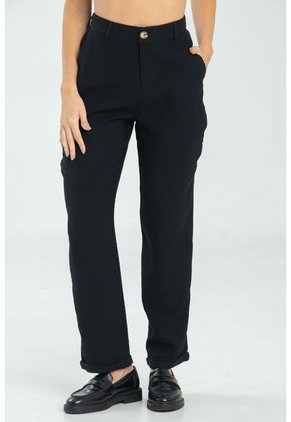 Pantalon Nicola Negro Ragged Pf11310836