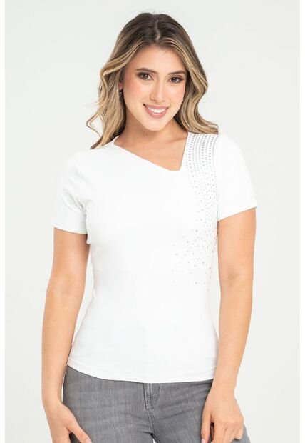 Top Harielle Blanco Ragged Pf31122303