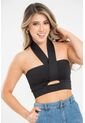 Crop Top Dubath Negro Ragged Pf31122304 de Ragged