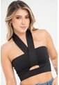 Crop Top Dubath Negro Ragged Pf31122304 de Ragged