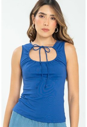 Top Rhossa Azul Ragged Pf13120813