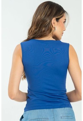 Top Rhossa Azul Ragged Pf13120813