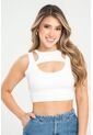 Crop Top Zhaya Blanco Ragged Pf31122294 de Ragged