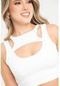 Crop Top Zhaya Blanco Ragged Pf31122294 de Ragged