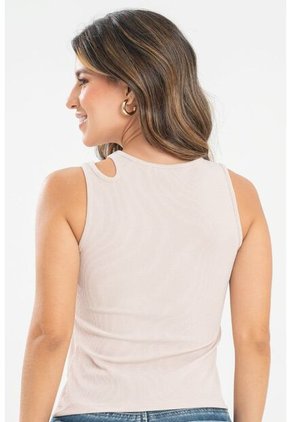 Top Rib Mangostino Beige Ragged Pf31122299