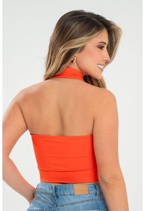 Crop Top Dubath Naranja Ragged Pf31122304