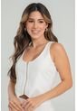 Chaleco Rayas Cierre Blanco Ragged Pf31150018 de Ragged