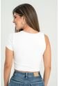 Crop Top Khlara Blanco Ragged Pf31122308 de Ragged