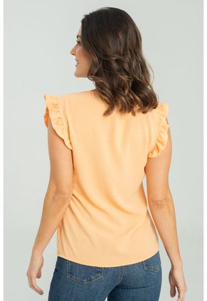 Blusa Macadamia Naranja Ragged Pf17110064
