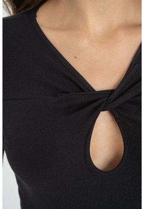 Body Manga Larga Camilo Negro Ragged Pf11100010