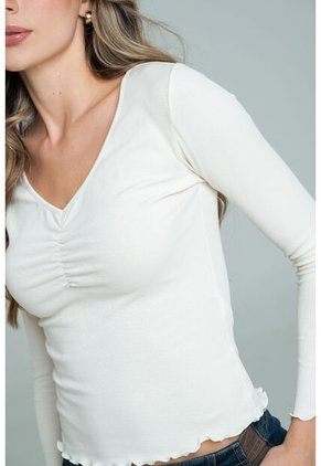 Camiseta Bena Blanco Ragged Pf11121181