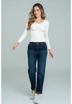 Camiseta Bena Blanco Ragged Pf11121181