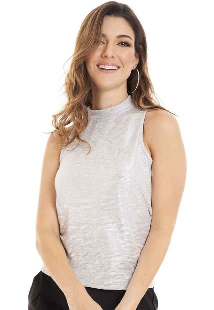 Blusa Tailandia Plateado Ragged Pf12120226