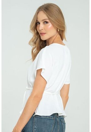 Blusa Hayard Blanco Ragged Pf11112954