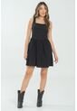 Vestido Corto Mhaxam Negro Ragged Pf11511372 de Ragged