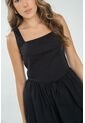 Vestido Corto Mhaxam Negro Ragged Pf11511372 de Ragged