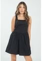 Vestido Corto Mhaxam Negro Ragged Pf11511372 de Ragged