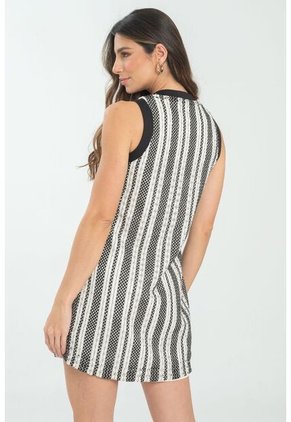 Vestido Corto Lea Negro Ragged Pf11511374