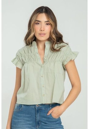 Blusa Cotton Mare Verde Ragged Pf11112904