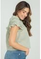 Blusa Cotton Mare Verde Ragged Pf11112904 de Ragged