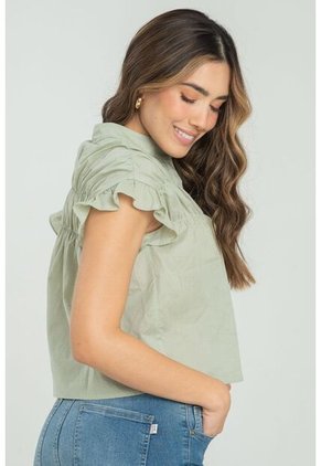 Blusa Cotton Mare Verde Ragged Pf11112904