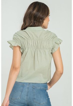 Blusa Cotton Mare Verde Ragged Pf11112904