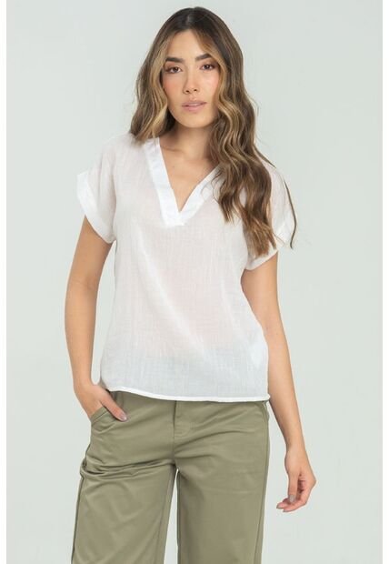 Blusa Soft Blanco Ragged Pf11112956