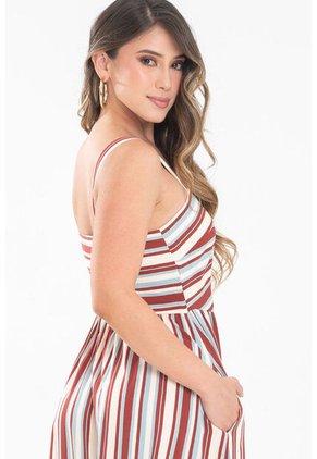 Vestido Praga Rojo Ragged Pf31511531
