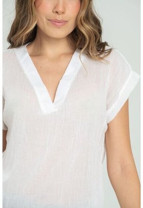 Blusa Soft Blanco Ragged Pf11112956