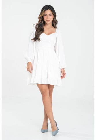 Vestido Melanie Blanco Ragged Pf31511476 Ragged