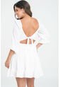Vestido Melanie Blanco Ragged Pf31511476 de Ragged