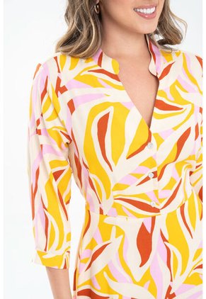 Vestido Malibu Amarillo Ragged Pf31511533