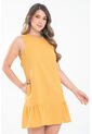 Vestido Corto Anzhio Amarillo Ragged Pf31511553 de Ragged