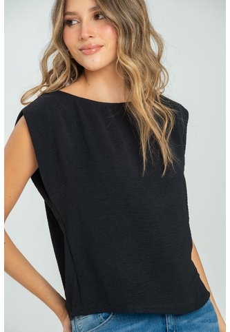 Blusa Jordana Negro Ragged Pf17110063 Ragged