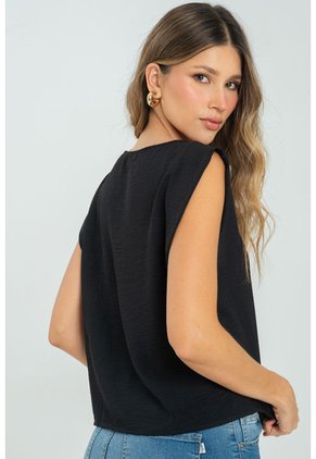 Blusa Jordana Negro Ragged Pf17110063