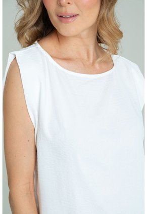 Blusa Jordana Blanco Ragged Pf17110063
